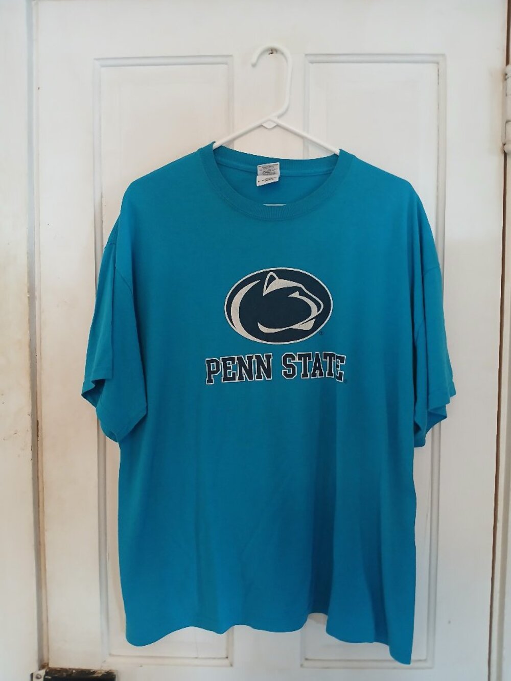 Penn State Nittany Lions Blue Short Sleeve Shirt by Hanes - Size XL